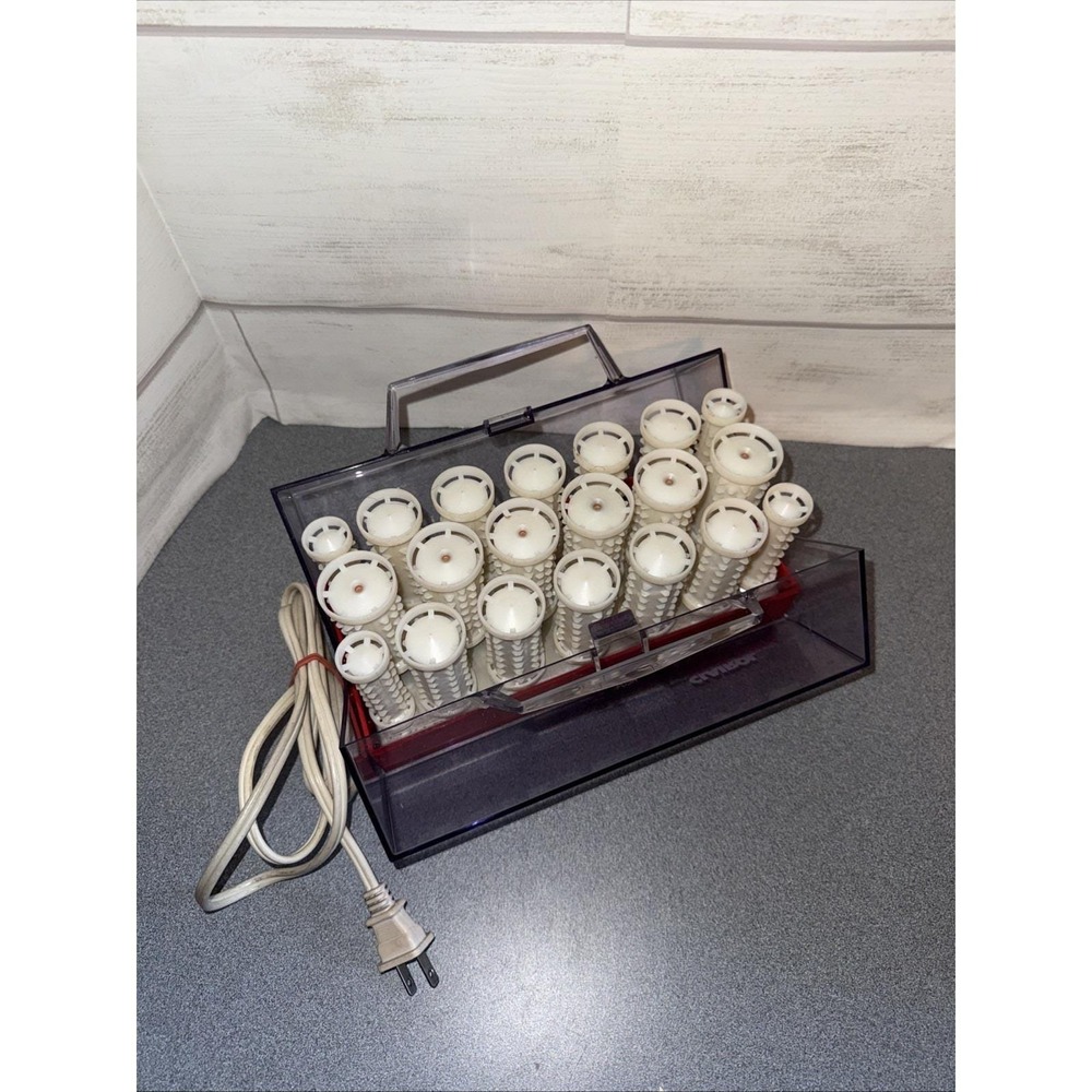 Vintage Clairol Style Setter C-20 S-Z Electric Hot Rollers – Working – No Clips